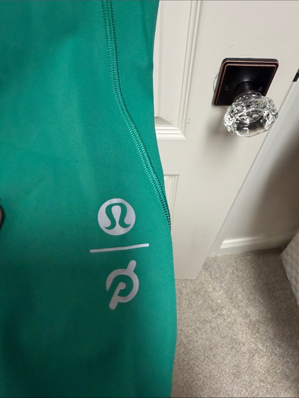 Lululemon peloton NWT green Teal Align HR High-Rise Leggings 25’ - Picture 3 of 4